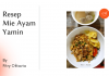Resep Mie Ayam Yamin Resep Mie Ayam Yamin