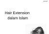 Hair Extension dalam Islam