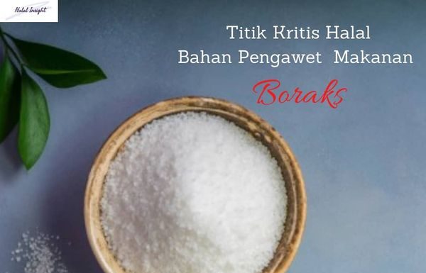 Titik Kritis Halal Bahan Pengawet Makanan Boraks