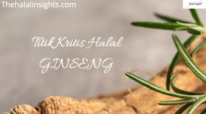 Titik Kritis Halal Ginseng