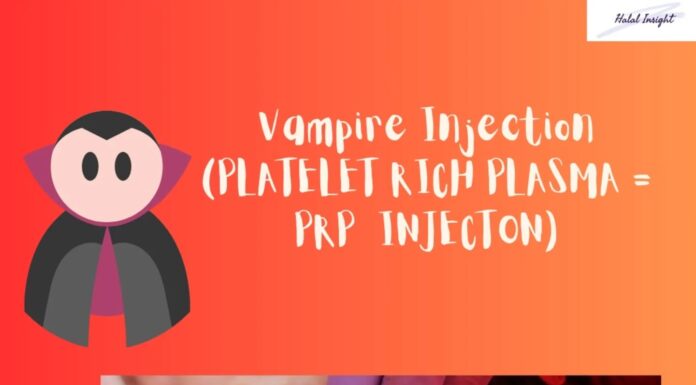 Vampire Injection (Platelet Rich Plasma = PRP Injection)