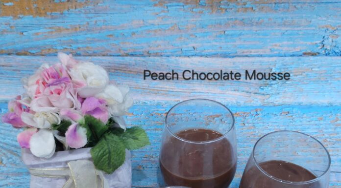 Resep Peach Chocolate Mousse